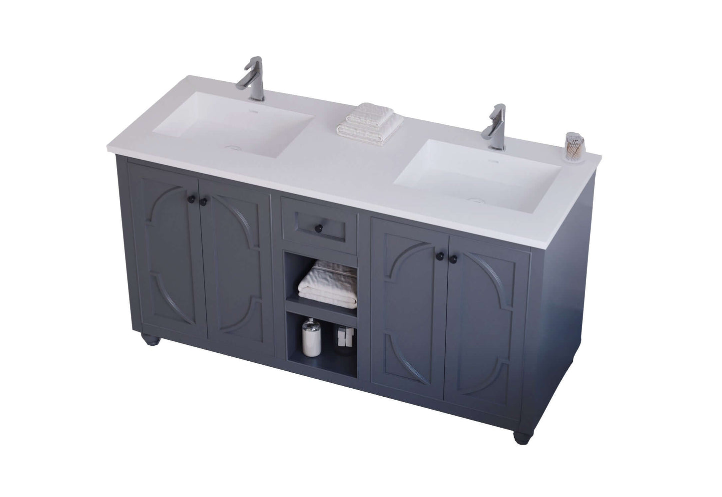 Odyssey Collection 60" Double Sink Vanity