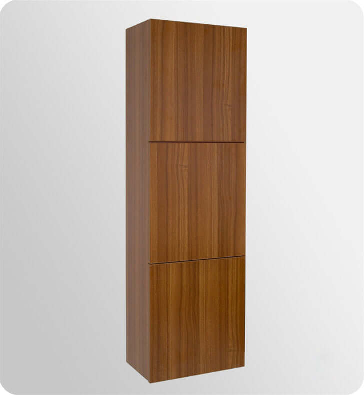 Bathroom Linen Side Cabinet with 3 Large Storage Areas