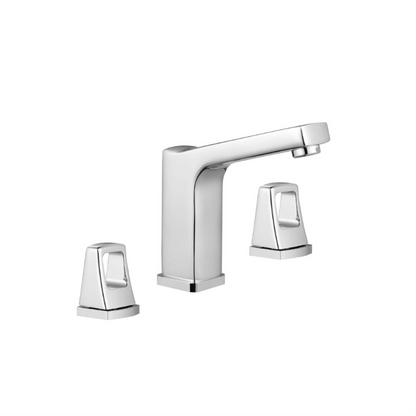 Modern 8" Widespread Faucet with Drain