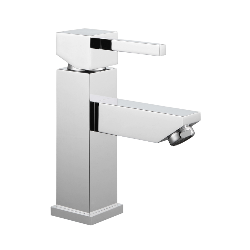 Modern Single Hole Faucet with Drain