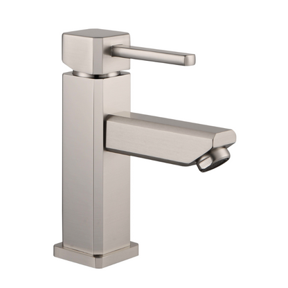 Modern Single Hole Faucet with Drain