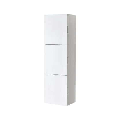 Bliss 18" Wide by 56" Bathroom Linen Side Cabinet with 3 Large Storage Areas