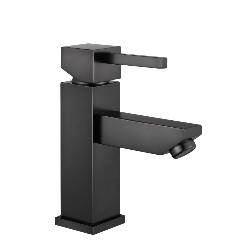 Modern Single Hole Faucet with Drain