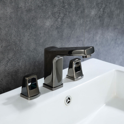 Modern 8" Widespread Faucet with Drain