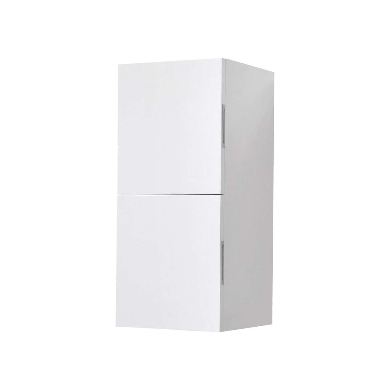 Bliss 12" Wide by 28" Small Bathroom Linen Side Cabinet with 2 Storage Areas