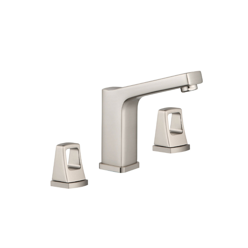 Modern 8" Widespread Faucet with Drain