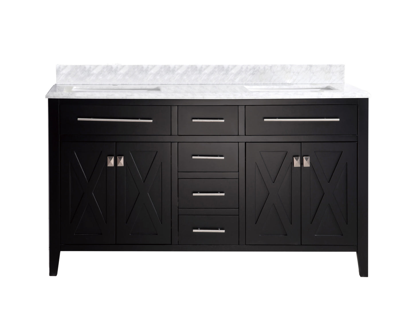 Wimbledon Collection 60" Double Sink Bathroom Vanity