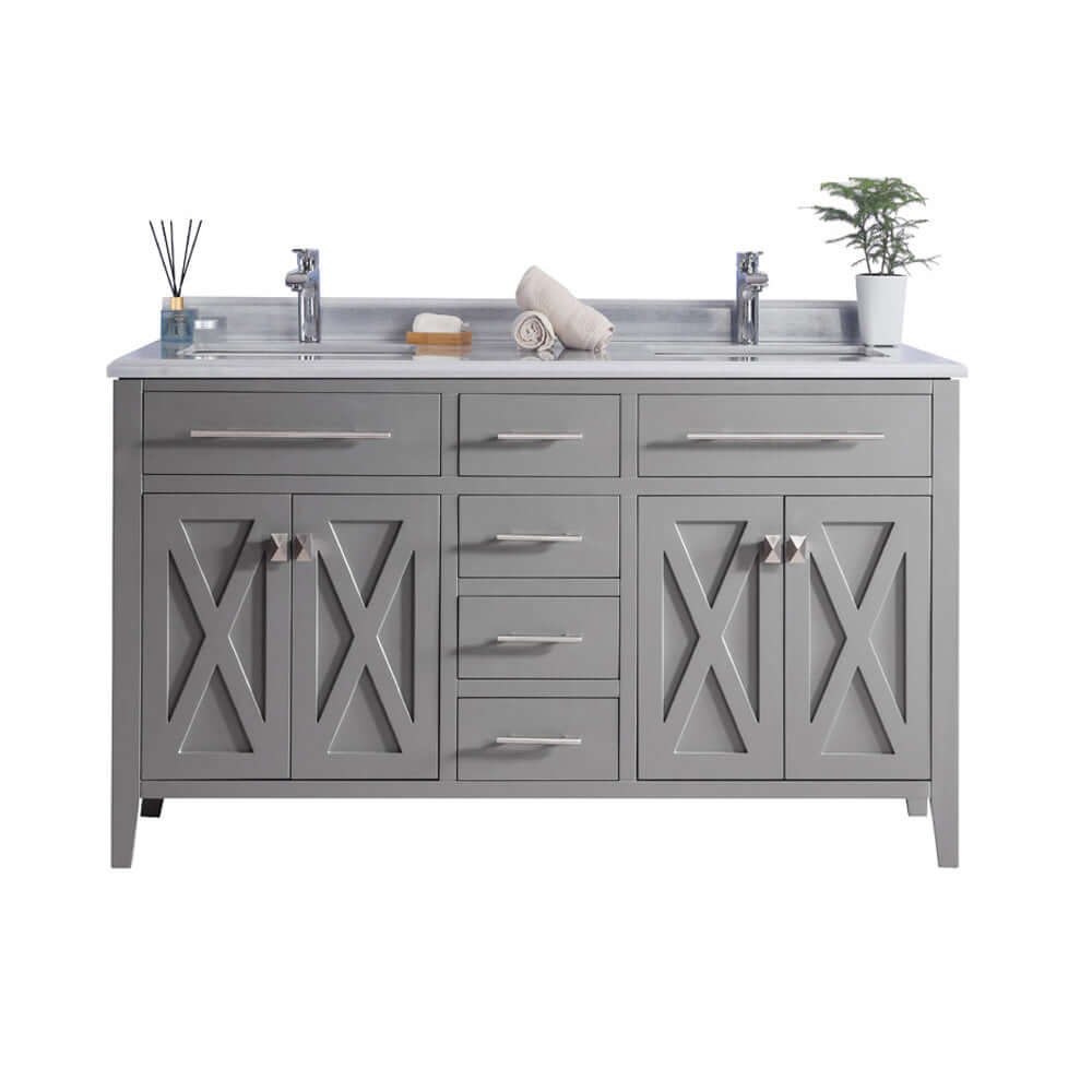 Wimbledon Collection 60" Double Sink Vanity