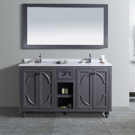 Odyssey Collection 60" Double Sink Vanity