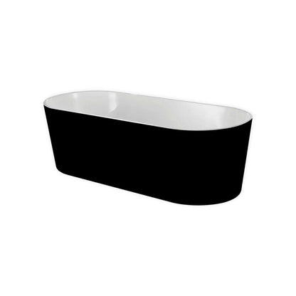 Kube Ovale 67'' Freestanding Bathtub