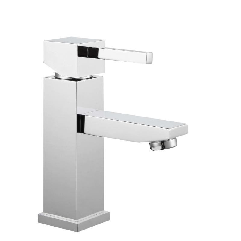 Modern Single Hole Faucet with Drain