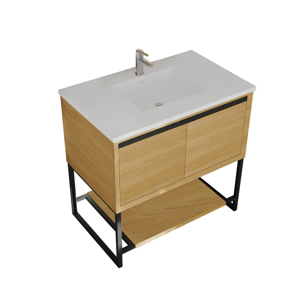 Alto Collection 36" - California White Oak Vanity