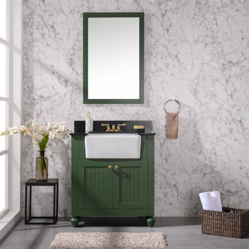 30" Single Sink Bathroom Vanity with Farmhouse Sink