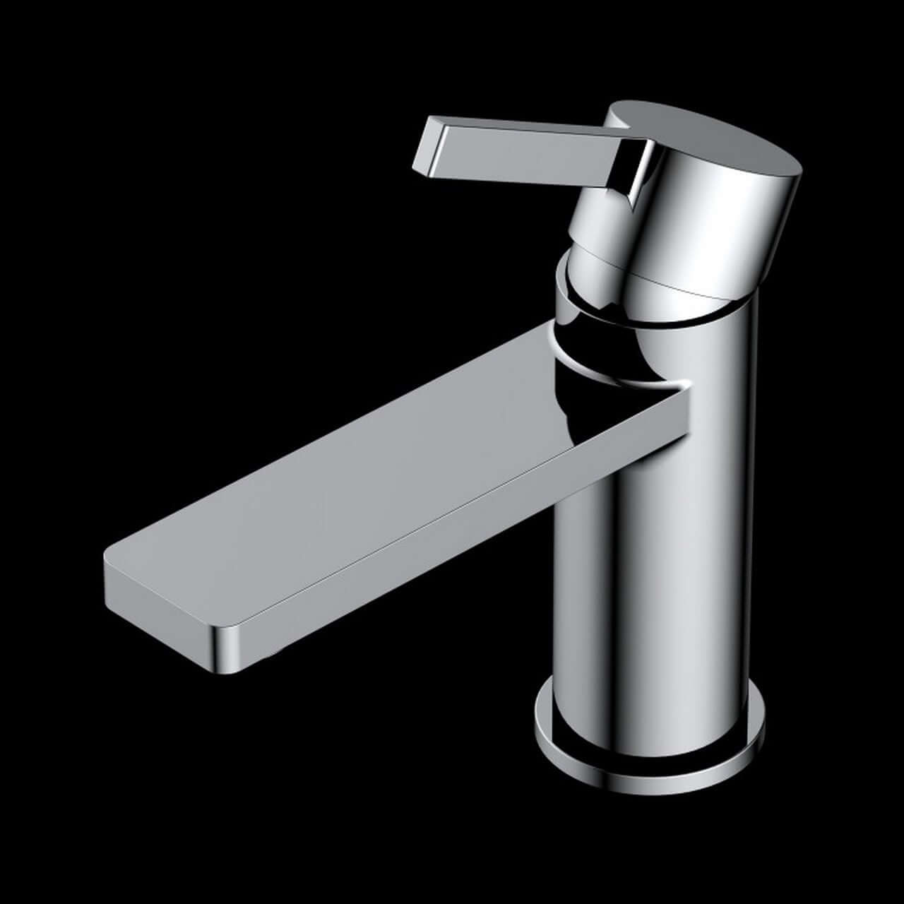 Aqua Sotto Single Lever Bathroom Vanity Faucet Chrome Finish