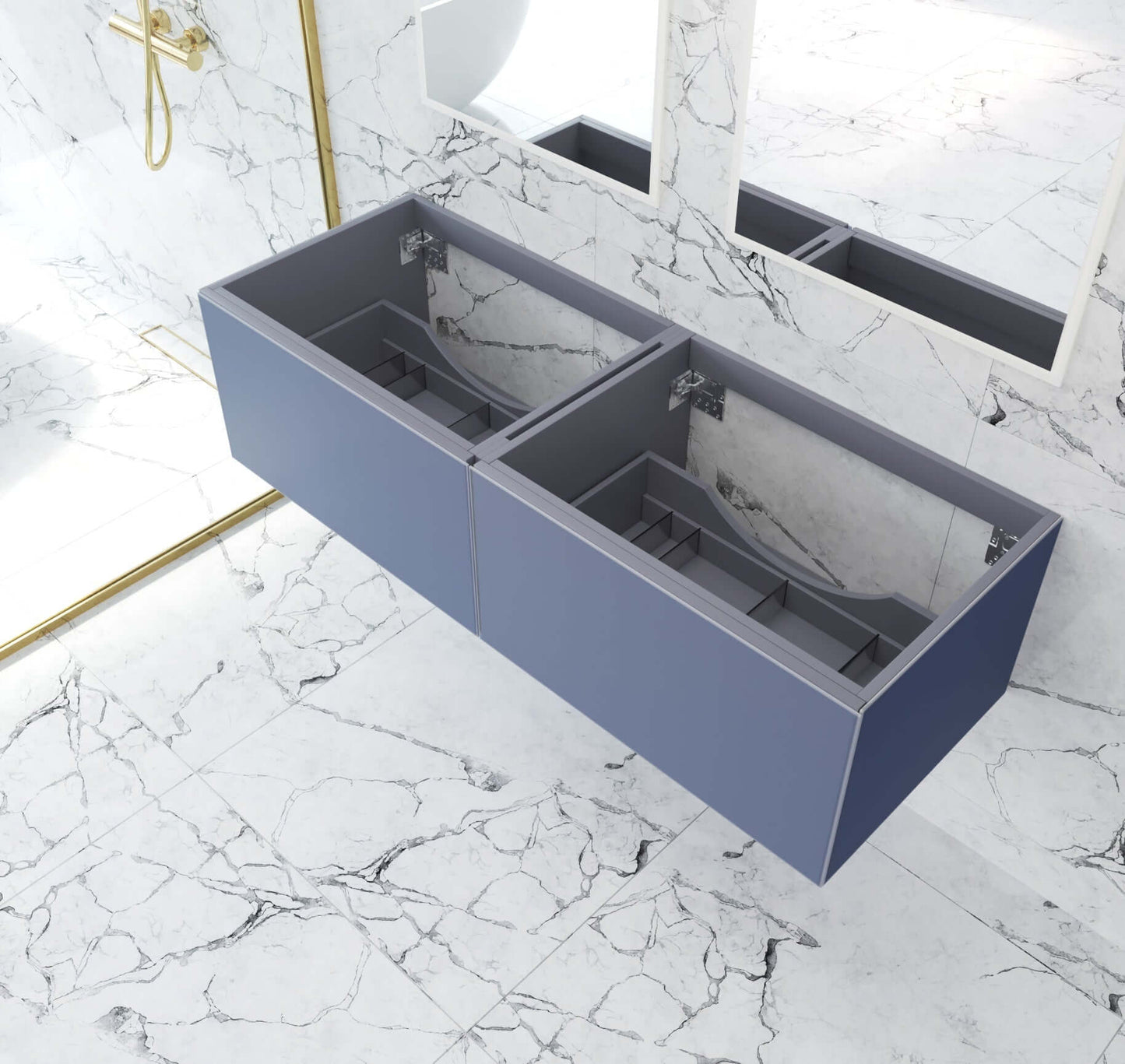 Vitri Collection 60" Double Sink Vanity