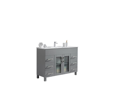 Nova Collection 48" Vanity with Ceramic Basin Countertop