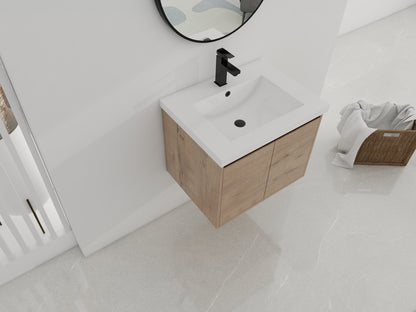 24" Single Sink Floating Vanity