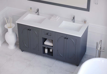 Odyssey Collection 60" Double Sink Vanity