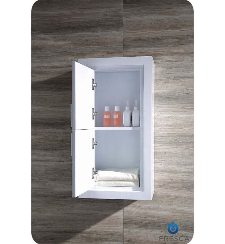 Bathroom Linen Side Cabinet with 2 Doors