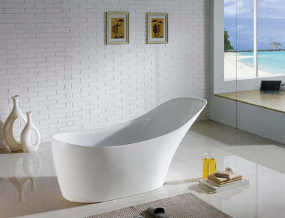 Kube Victorian 67" Freestanding Bathtub