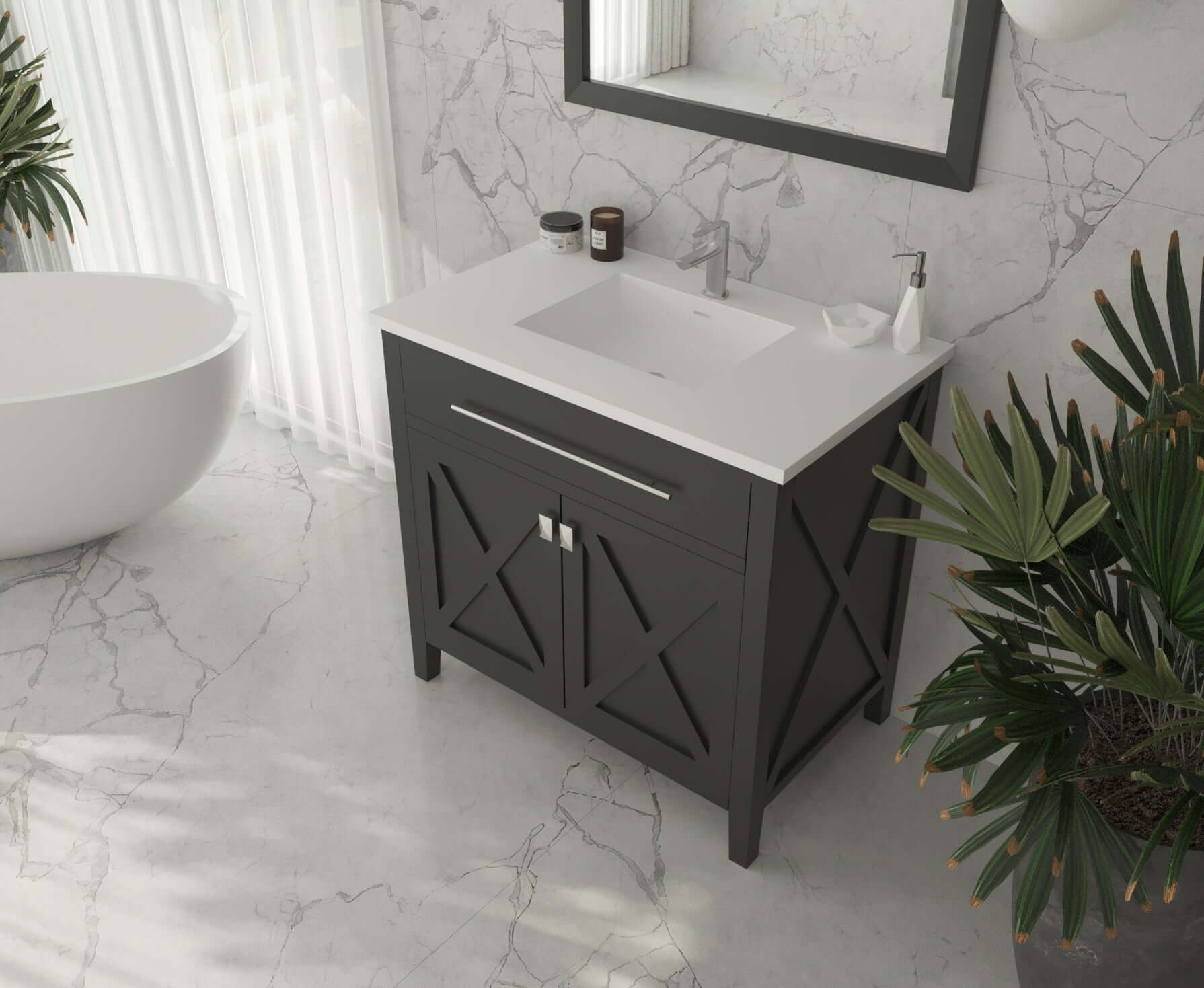 Wimbledon Collection 36" Vanity