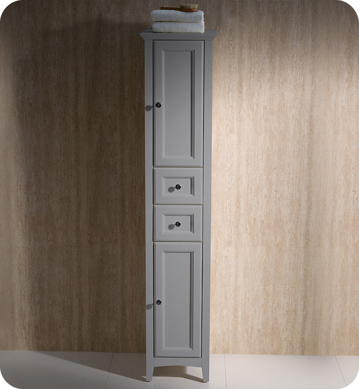 Torino 12" Bathroom Linen Side Cabinet