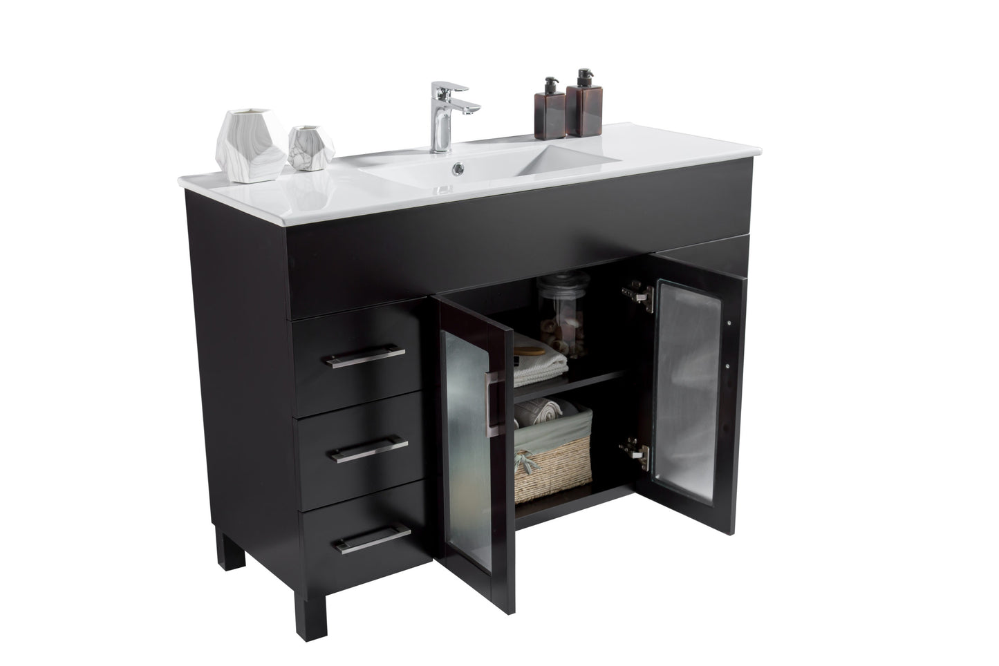 Nova Collection 48" Vanity with Ceramic Basin Countertop