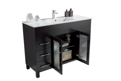 Nova Collection 48" Vanity with Ceramic Basin Countertop