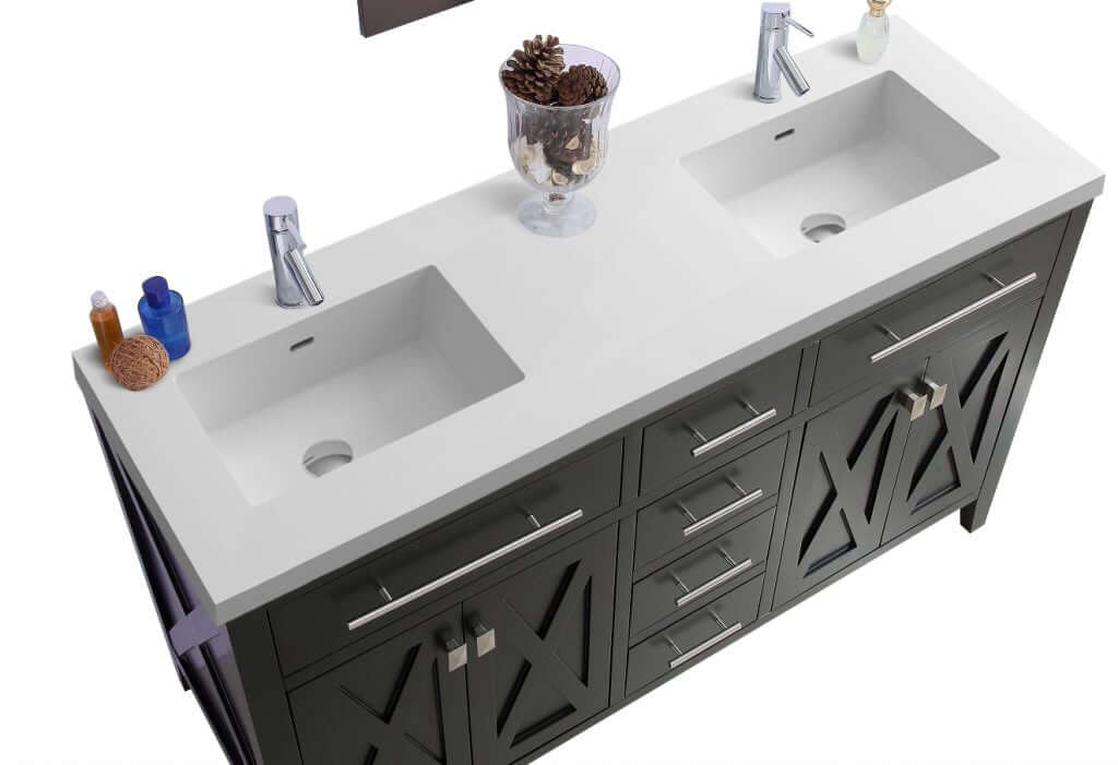 Wimbledon Collection 60" Double Sink Vanity