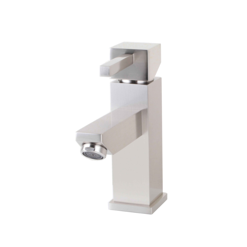 Modern Single Hole Faucet with Drain