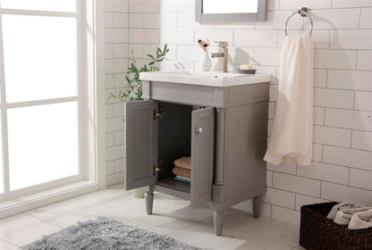 24" Single Sink Bathroom Vanity