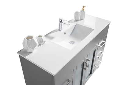 Nova Collection 48" Vanity with Ceramic Basin Countertop