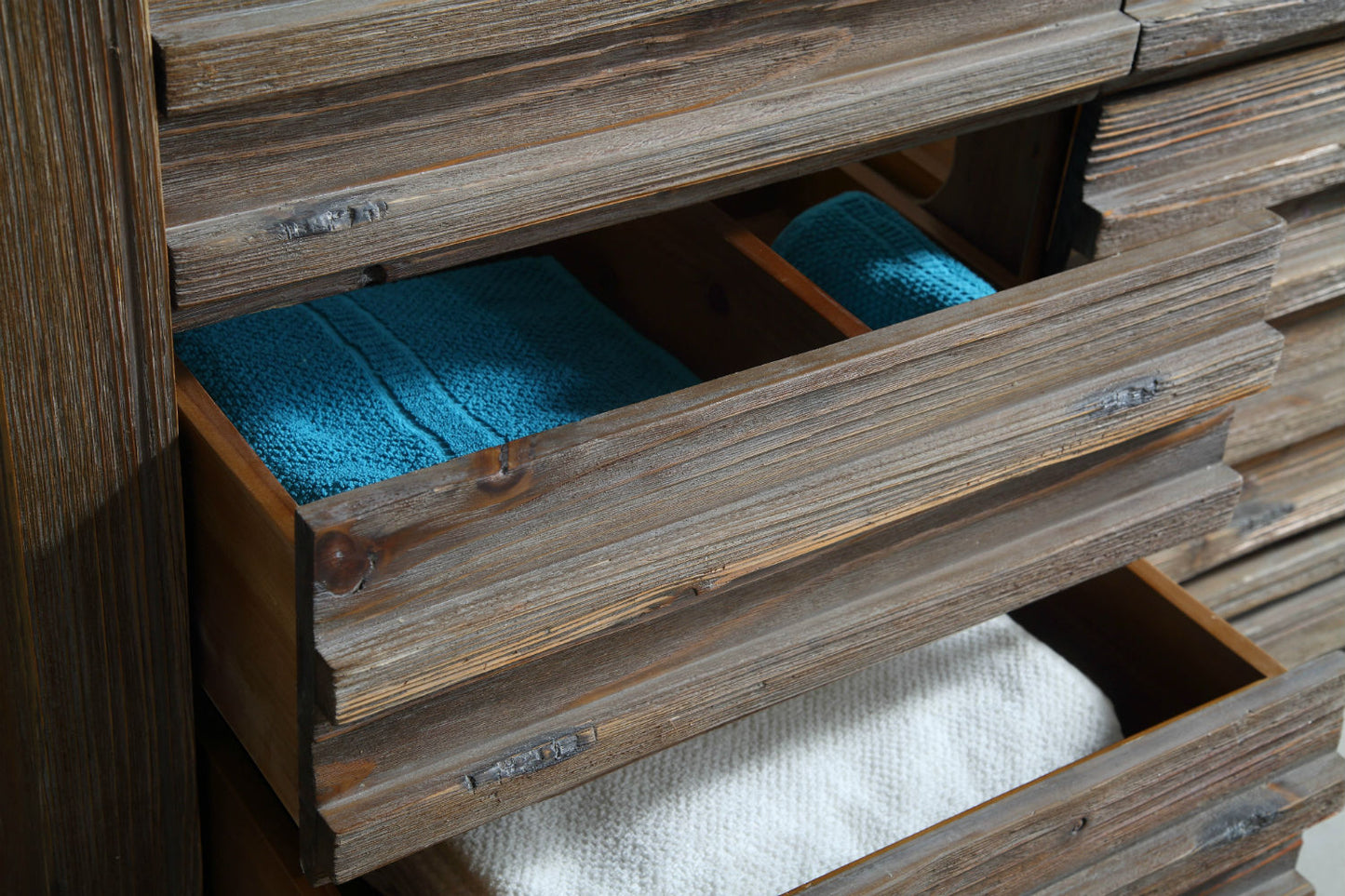 48" Wood Single Sink Vanity with Moon Stone Top