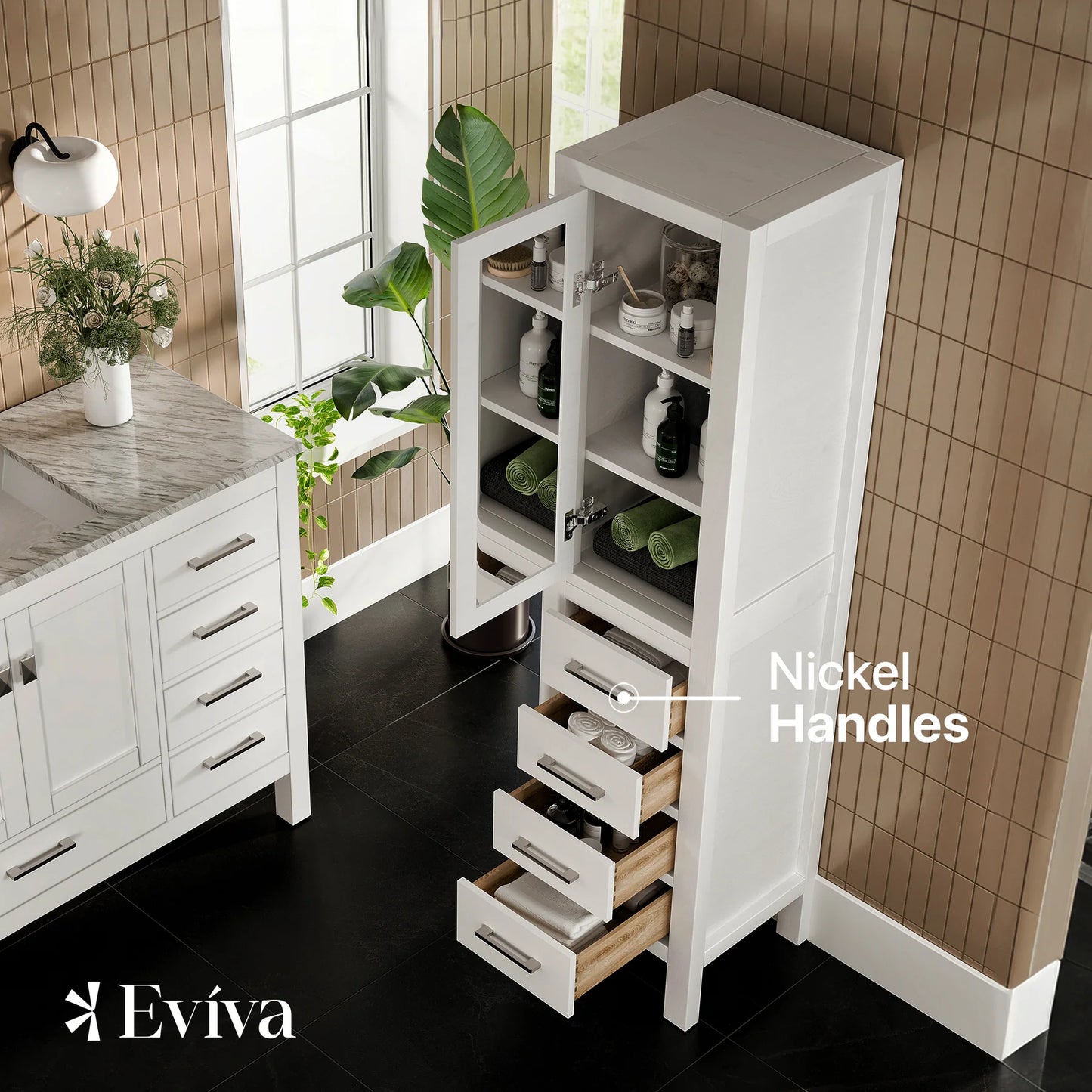 Eviva Aberdeen 18" Freestanding Side Cabinet