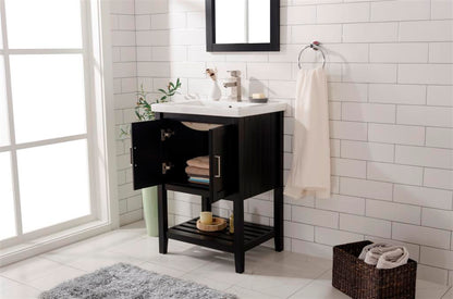 24" Single Sink Bathroom Vanity