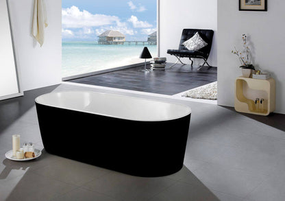 Kube Ovale 67'' Freestanding Bathtub