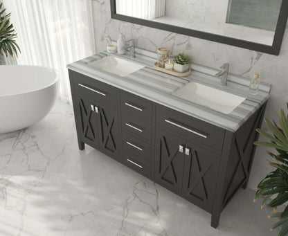 Wimbledon Collection 60" Double Sink Vanity