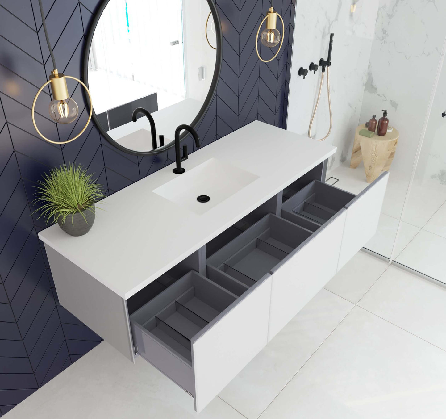 Vitri Collection 60" Vanity