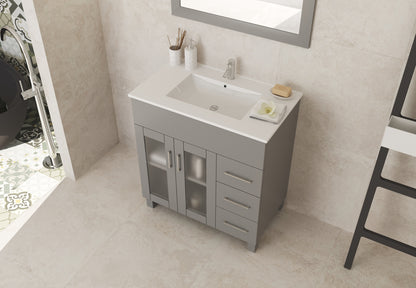 Nova Collection 32" Vanity with Ceramic Basin Countertop