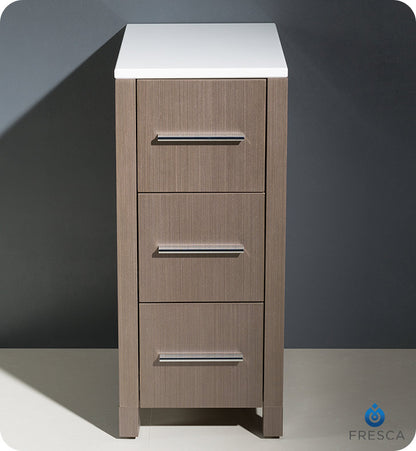 Torino 12" Bathroom Linen Side Cabinet