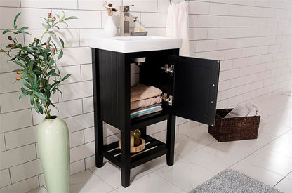 18" Single Sink Bathroom Vanity