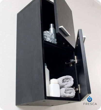 Bathroom Linen Side Cabinet with 2 Storage Areas