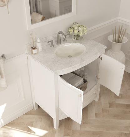 Estella Collection 32" Vanity with Marble Countertop