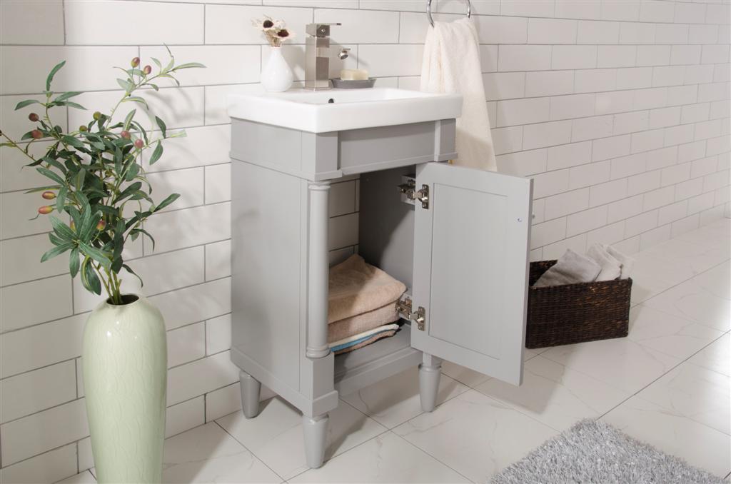 18" Single Sink Bathroom Vanity