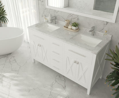 Wimbledon Collection 60" Double Sink Bathroom Vanity