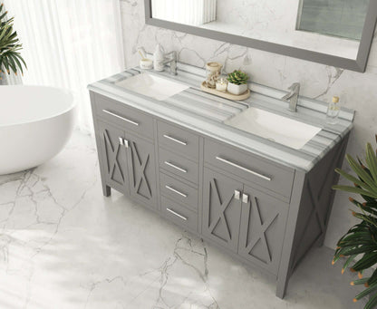 Wimbledon Collection 60" Double Sink Vanity