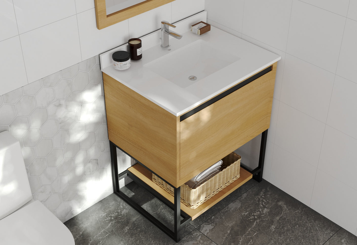 Alto Collection 30" - California White Oak Vanity