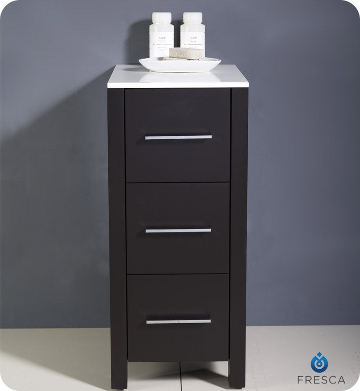 Torino 12" Bathroom Linen Side Cabinet