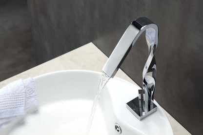 Aqua Riccio Single Lever Faucet Chrome Finish