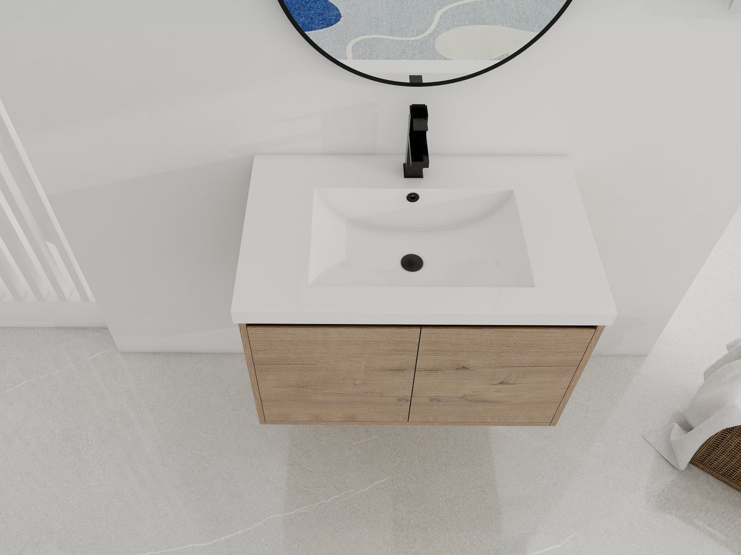 30" Single Sink Floating Vanity